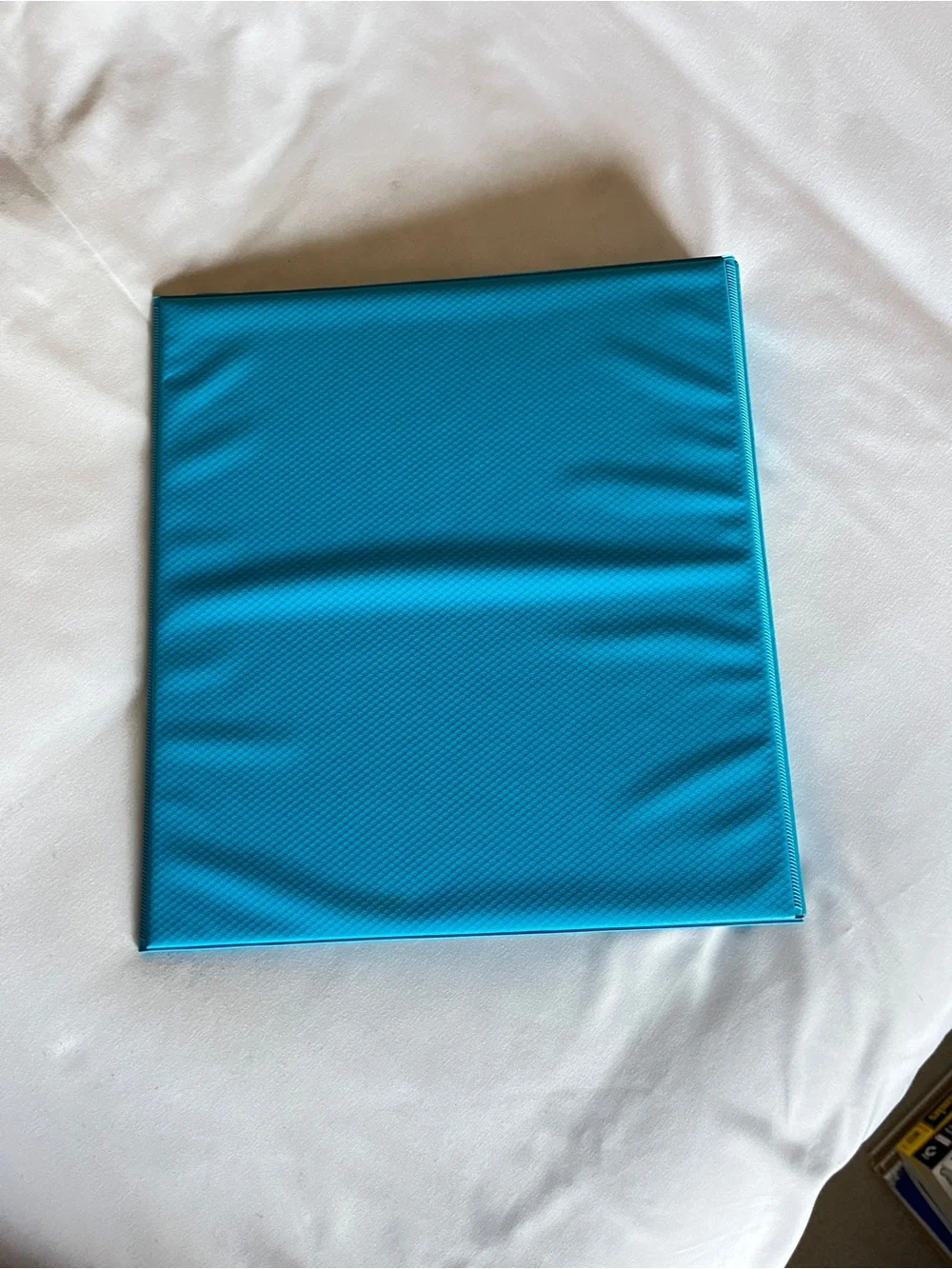 Mead Blue 1 Inch Tri-Fold 3 Ring Binder D-Rings 225 Sheet Capacity New
